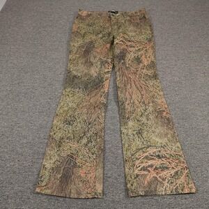 Mossy Oak Pants Womens 12 Camo Hunting Cotton Spandex 34x32 Bootcut Outdoor